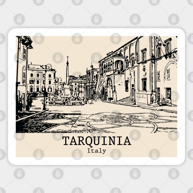 Tarquinia - Italy Magnet by Lakeric